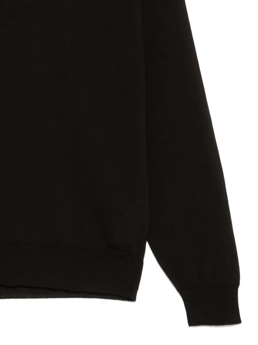 John Smedley Merino Wool Sweater In Black
