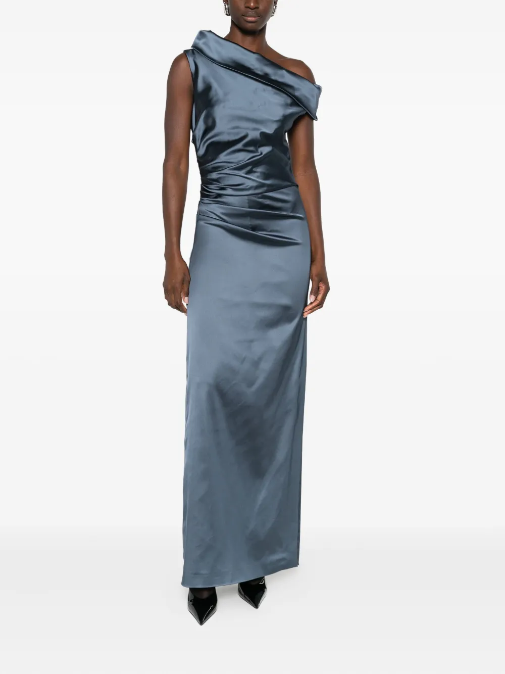 Max Mara Off-shoulder jurk - Blauw