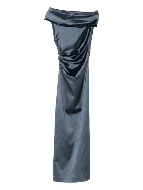 Max Mara draped off-shoulder dress