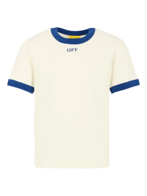 Off-White Kids ringer short-sleeve T-shirt