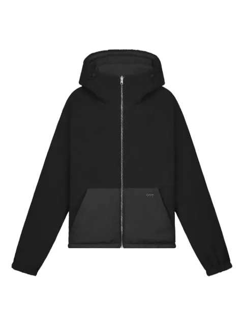 Arte Antwerp logo-embroidered zip-up hoodie