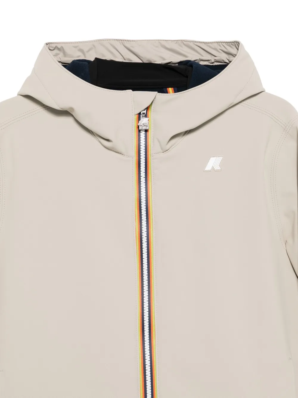 K-way Jacko Hooded Jacket In Neutral