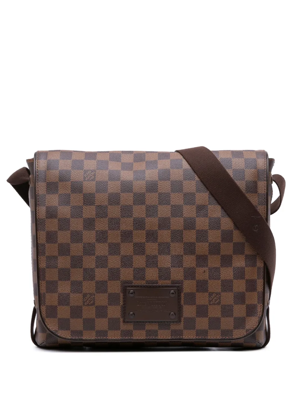 Louis Vuitton Pre-Owned 2009s ダミエ エベヌ ブルックリン MM ショルダーバッグ - ブラウン Louis Vuitton Pre-Owned 2009s ダミエ エベヌ ブルックリン MM ショルダーバッグ - ブラウン