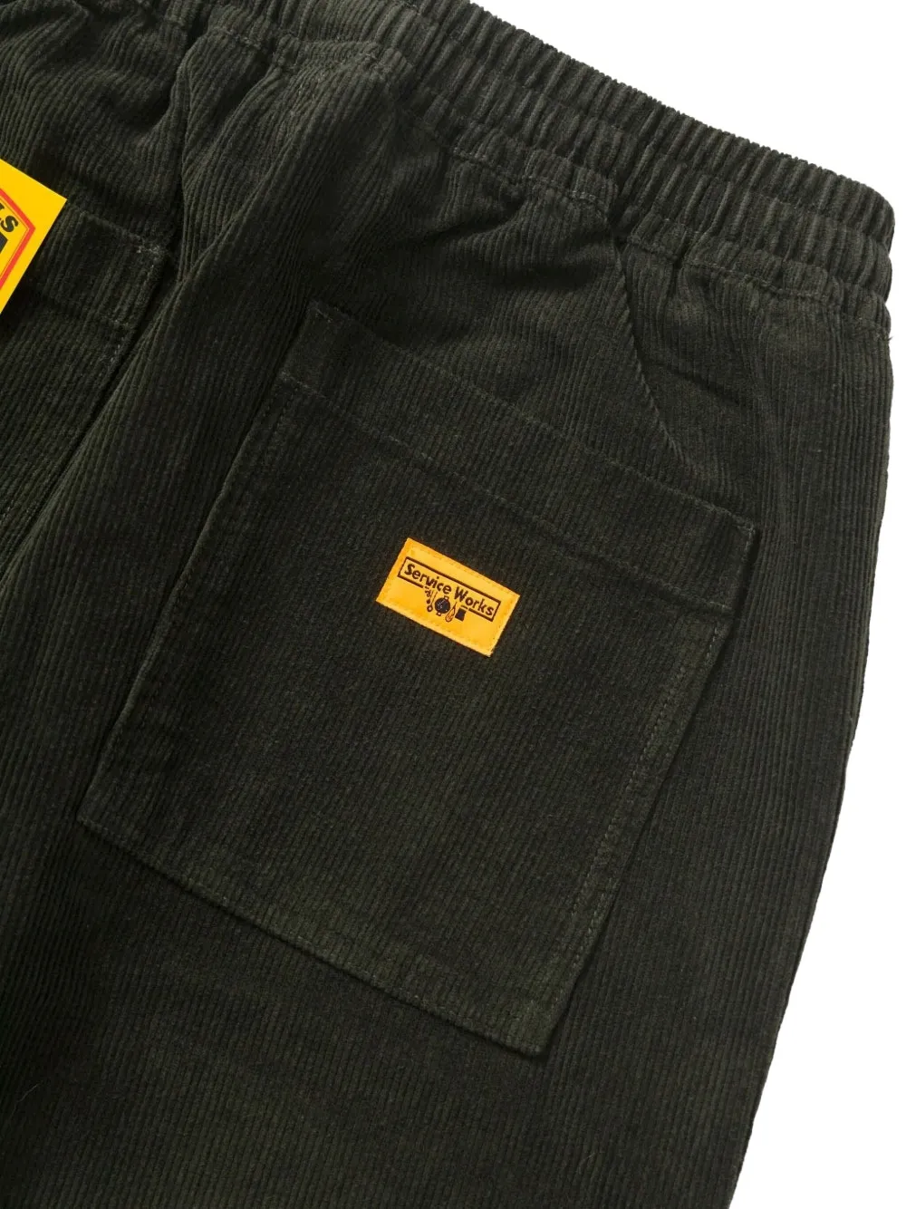 Service Works Corduroy Chef Trousers In Green