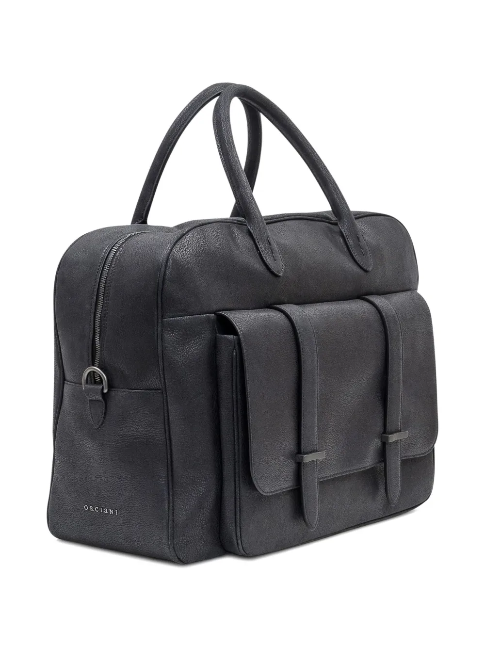 Orciani Flap Jones shopper Zwart