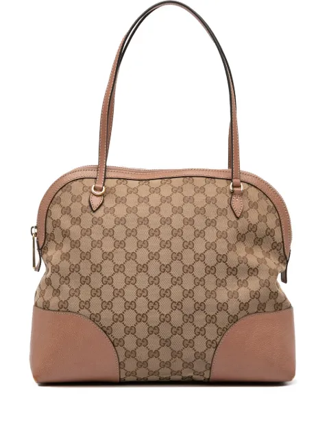 Gucci Pre-Owned 2016-2025 Medium GG Canvas Bree Dome tote bag