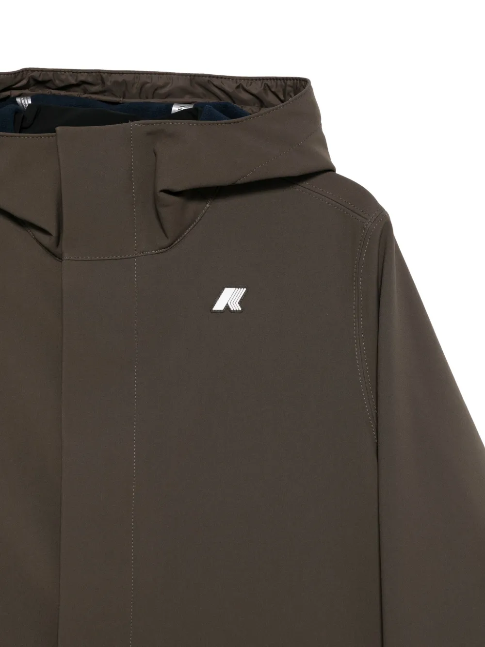 K-Way Marlyn jack met capuchon Groen