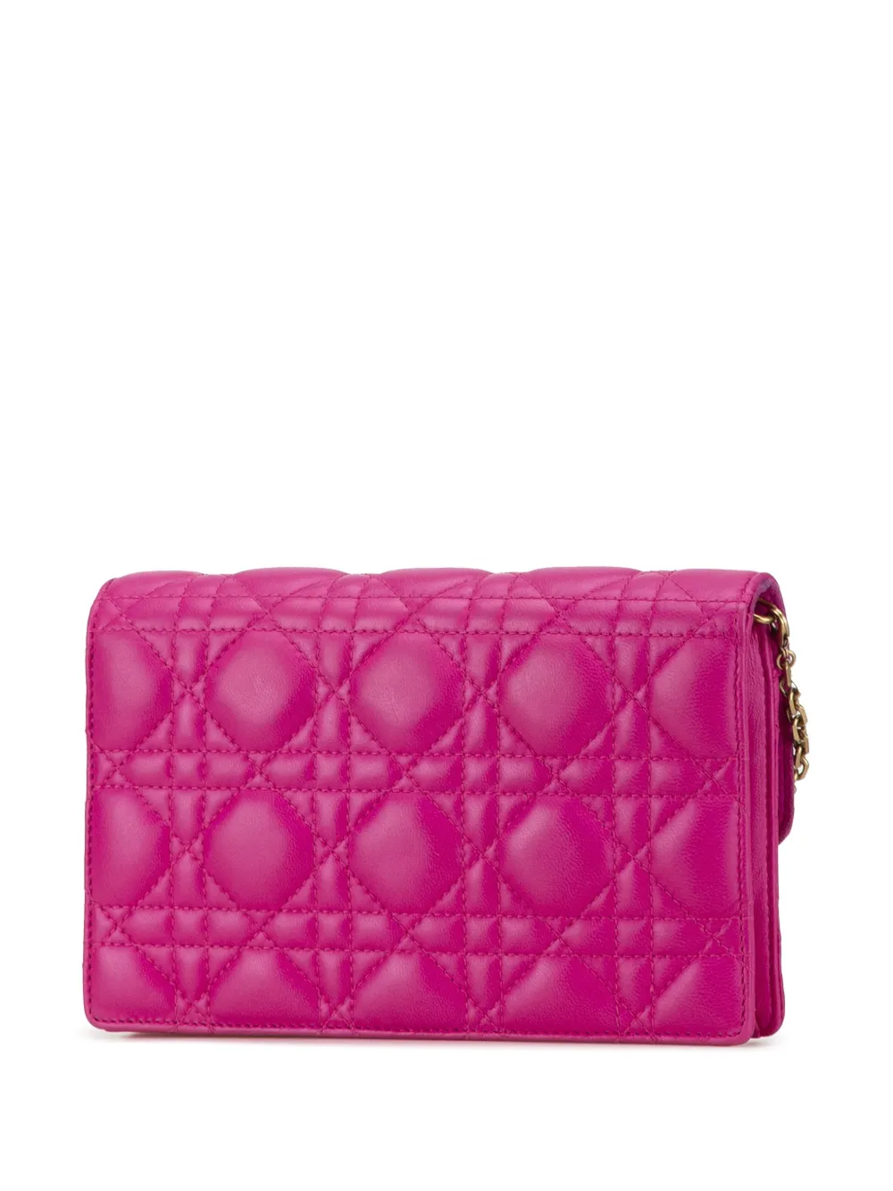 Christian Dior Pre-Owned 2018 Lambskin Cannage DiorAddict Wallet on Chain crossbody bag | Pre-Owned | Image 2