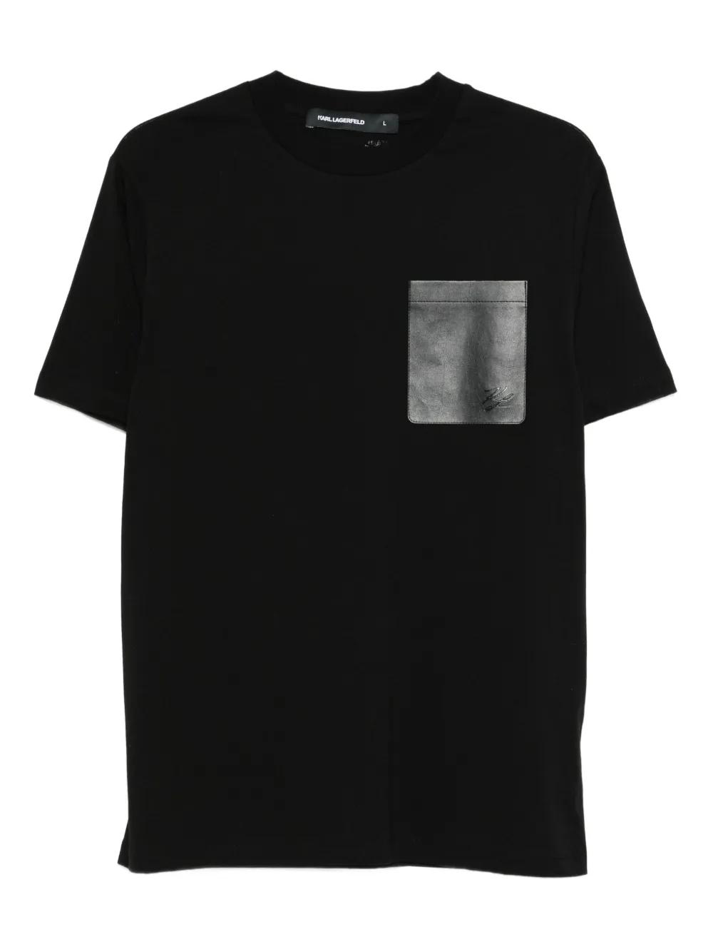 Karl Lagerfeld playera con bolsillo en el pecho | negro | Image 1