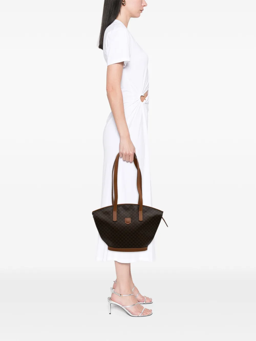 Celine Pre-Owned 2000-2025 Macadam Coated Canvas shoulder bag | Pre-Owned | Image 2