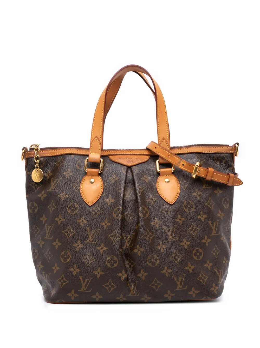 Louis Vuitton Pre-Owned 2010 モノグラム パレルモ PM サッチェルバッグ - ブラウン Louis Vuitton Pre-Owned 2010 モノグラム パレルモ PM サッチェルバッグ - ブラウン