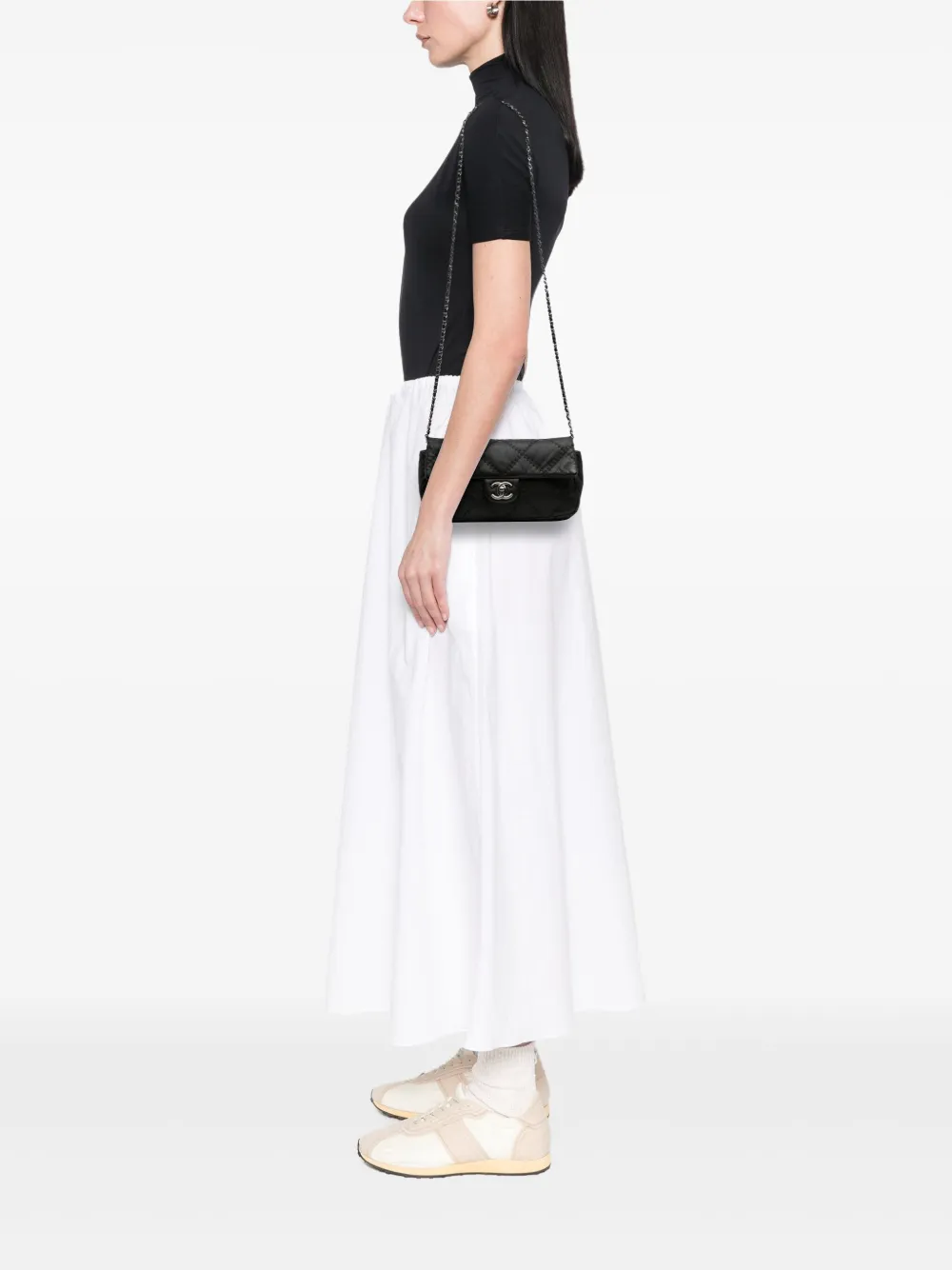 CHANEL Pre-Owned 2011 CC Quilted Calfskin Ultimate Stitch Flap crossbody bag | Pre-Owned | Image 2
