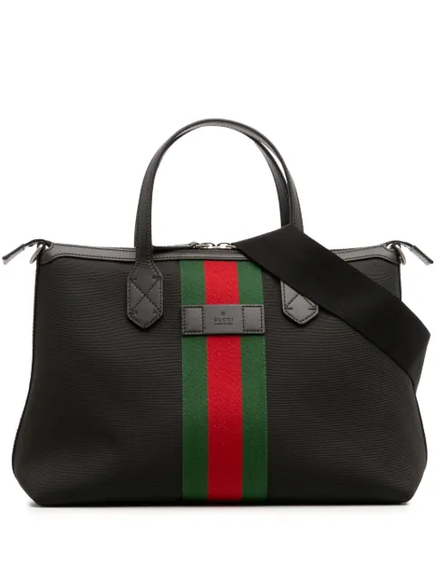 Gucci Pre-Owned 2016-2025 Techno Canvas Web satchel