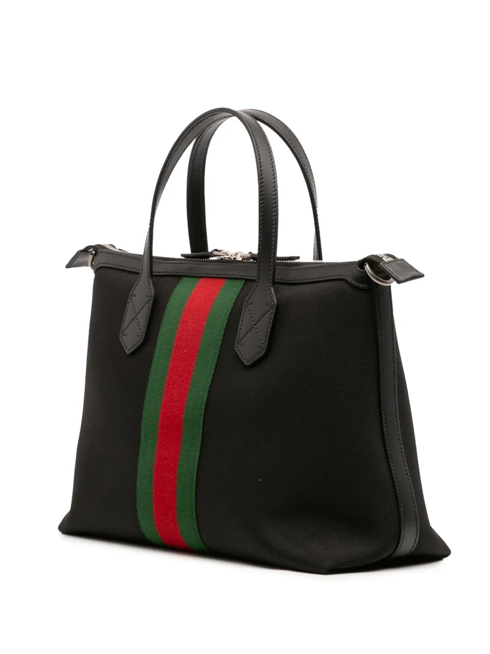 Gucci Pre-Owned 2016-2025 Techno Canvas Web satchel | Pre-Owned | Image 2