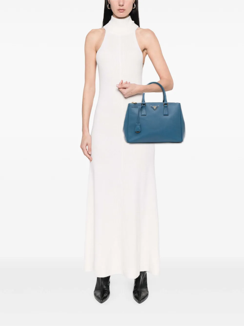 Prada Pre-Owned 2000-2025 Medium Saffiano Lux Galleria Double Zip satchel | Pre-Owned | Image 2