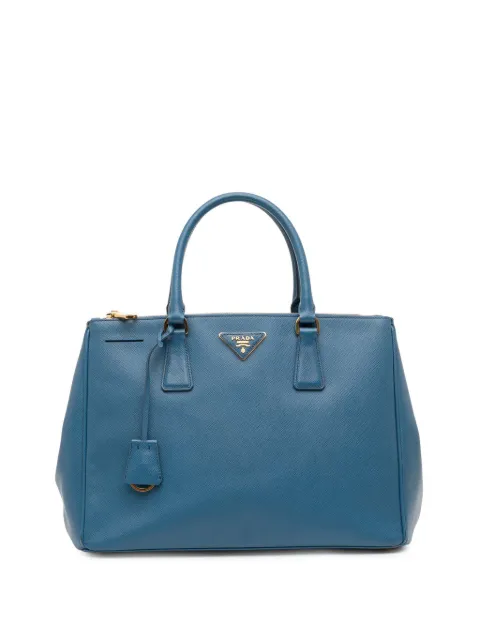 Prada Pre-Owned 2000-2025 Medium Saffiano Lux Galleria Double Zip satchel
