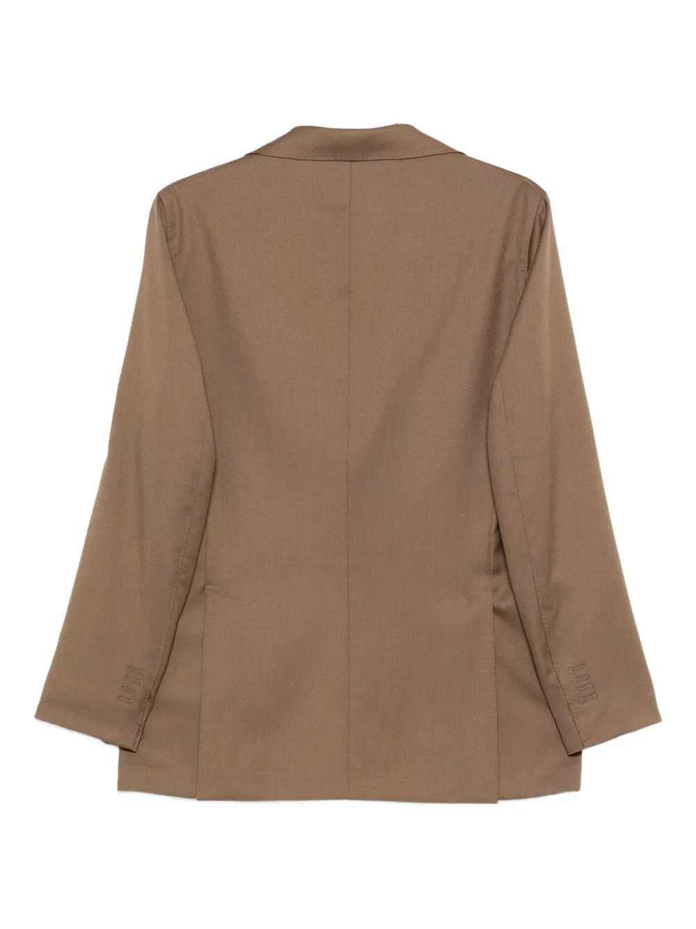 Bagnoli Sartoria Napoli single-breasted blazer | Brown | Image 1