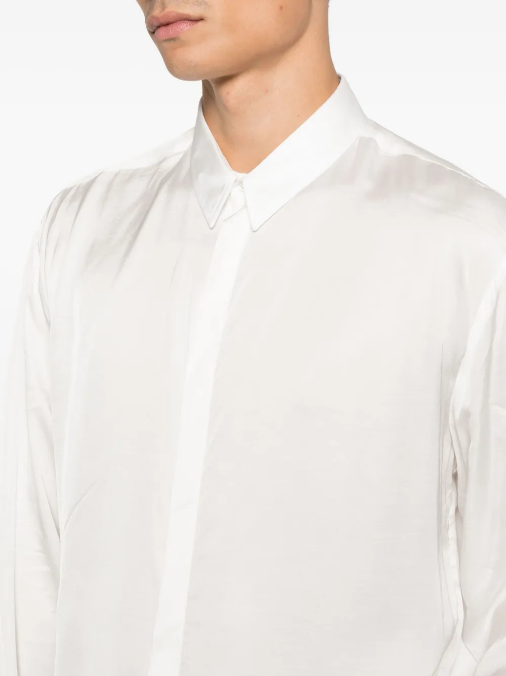 Marsēm Classic-collar Shirt In White
