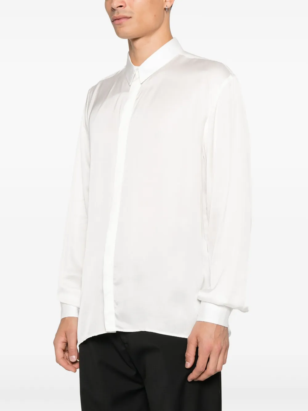 Marsēm Classic-collar Shirt In White