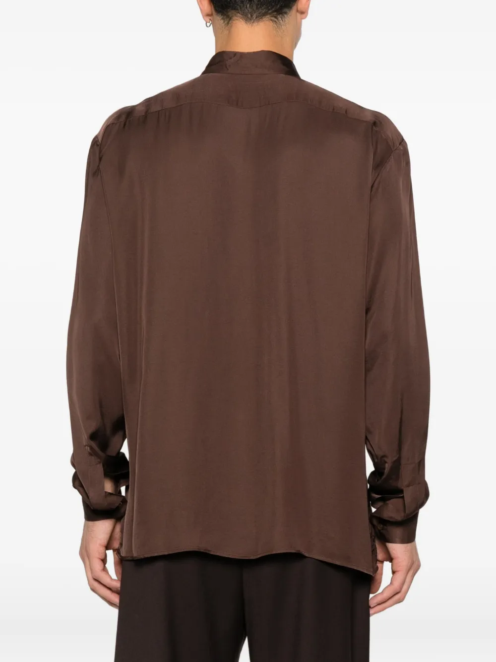 Marsēm Long-sleeve Shirt In Brown