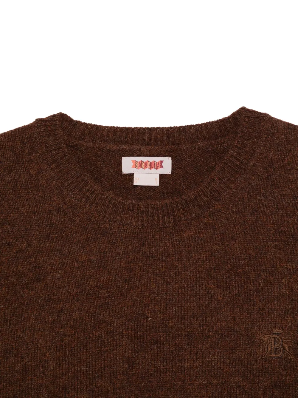 Baracuta Shetland trui Bruin