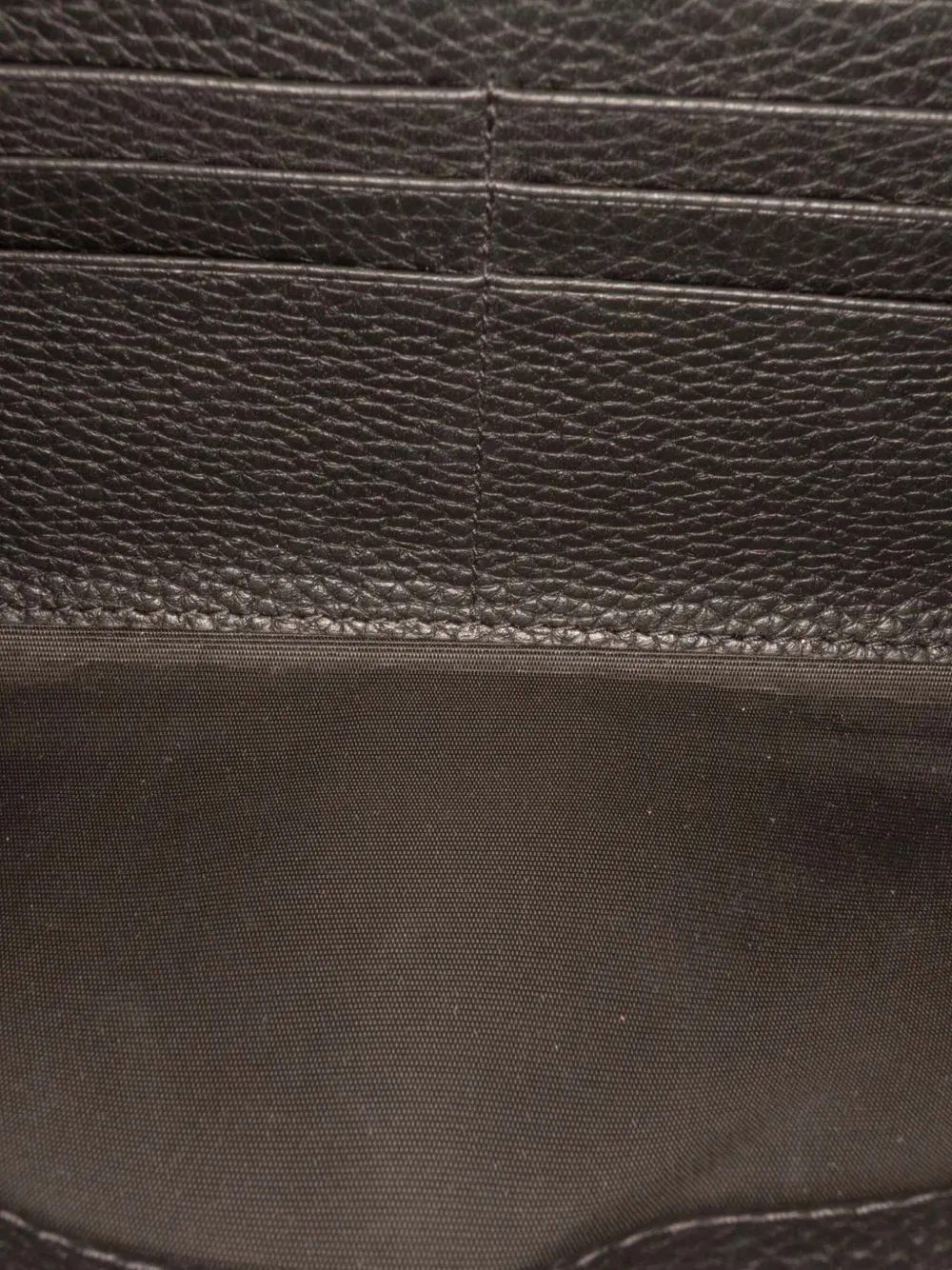 Pre-owned Valentino Garavani 2000-2017 Pebbled Calfskin Rockstud Flip Lock Wallet On Chain Satchel In Black