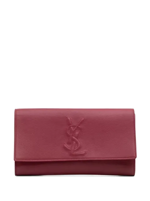 Saint Laurent Pre-Owned 2000-2012 Large Leather Belle de Jour clutch bag