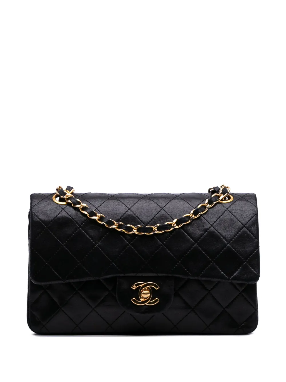 CHANEL Pre-Owned 1989-1991 Small Classic Lambskin Double Flap shoulder CHANEL Pre-Owned 1989-1991 Small Classic Lambskin Double Flap shoulder