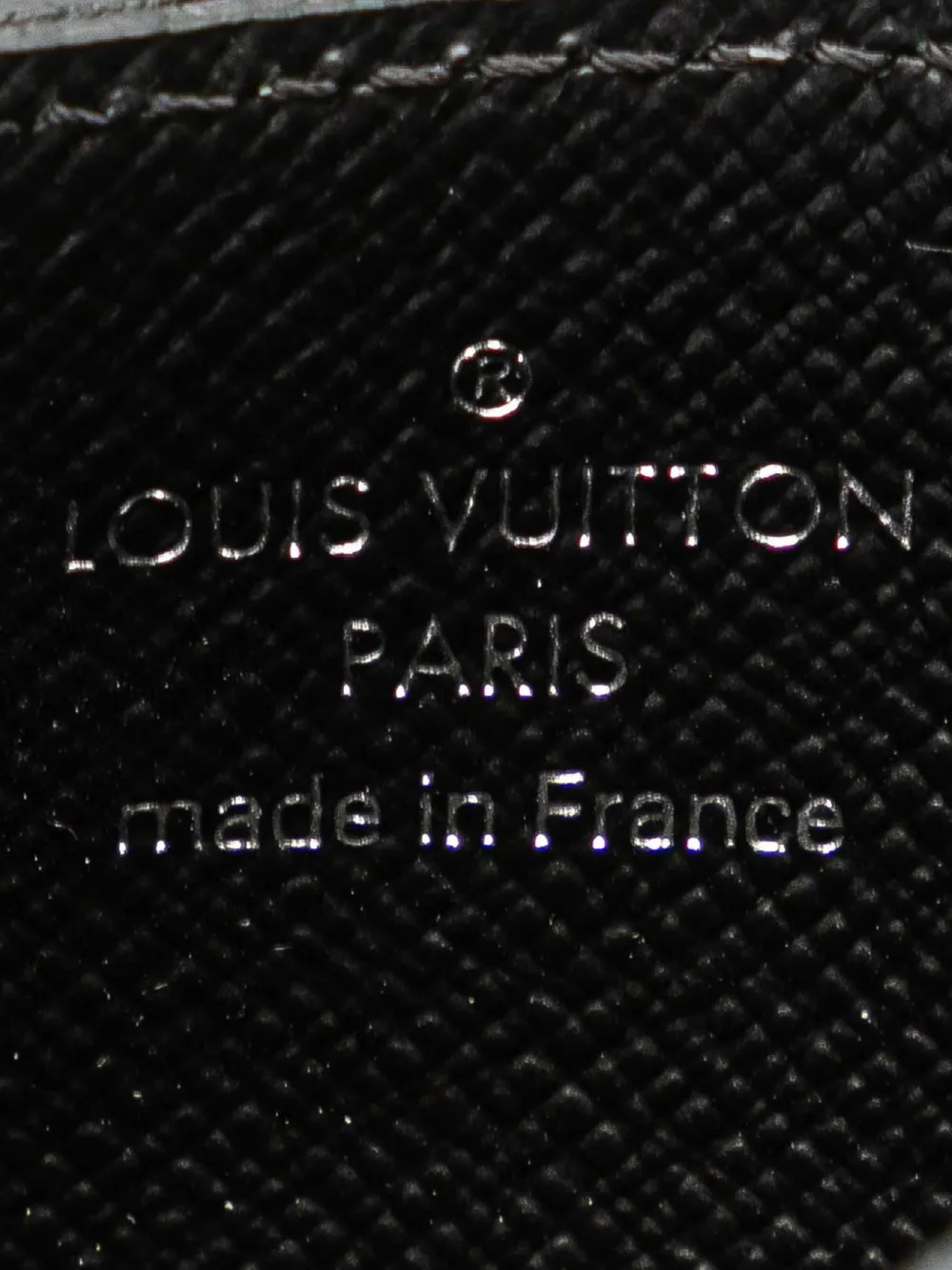 Pre-owned Louis Vuitton 2009 Damier Graphite Card Holder In Black