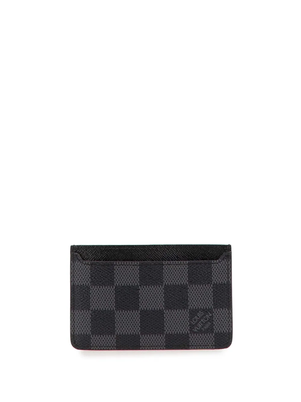 Louis Vuitton Pre-Owned 2009 Damier Graphite card holder - ブラック Louis Vuitton Pre-Owned 2009 Damier Graphite card holder - ブラック