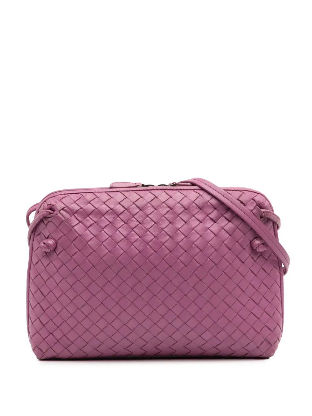 Bottega Veneta Pre-Owned 2012-2025 ナッパ イントレチャート ノディーニ ショルダーバッグ - ピンク Bottega Veneta Pre-Owned 2012-2025 ナッパ イントレチャート ノディーニ ショルダーバッグ - ピンク