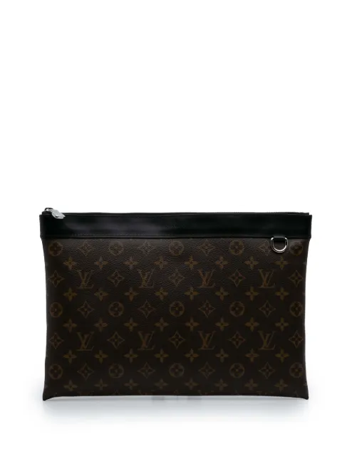 Louis Vuitton Pre-Owned شنطة كلاتش 'مونوغرام ماكاسار ديسكفري بوشيت GM' ‫2020‬
