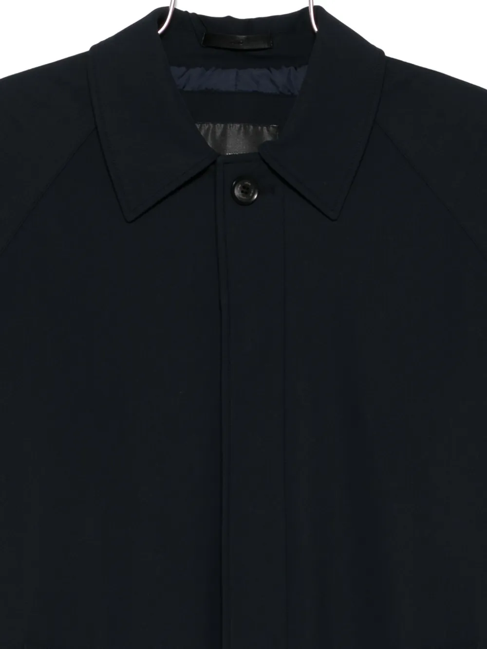 Liu •jo Point-collar Coat In Black