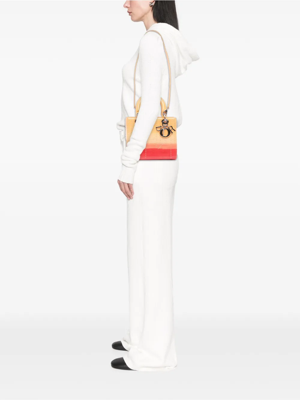 Christian Dior Pre-Owned 2015 Medium Ombre Patent Cannage Lady Dior satchel | Pre-Owned | Image 2