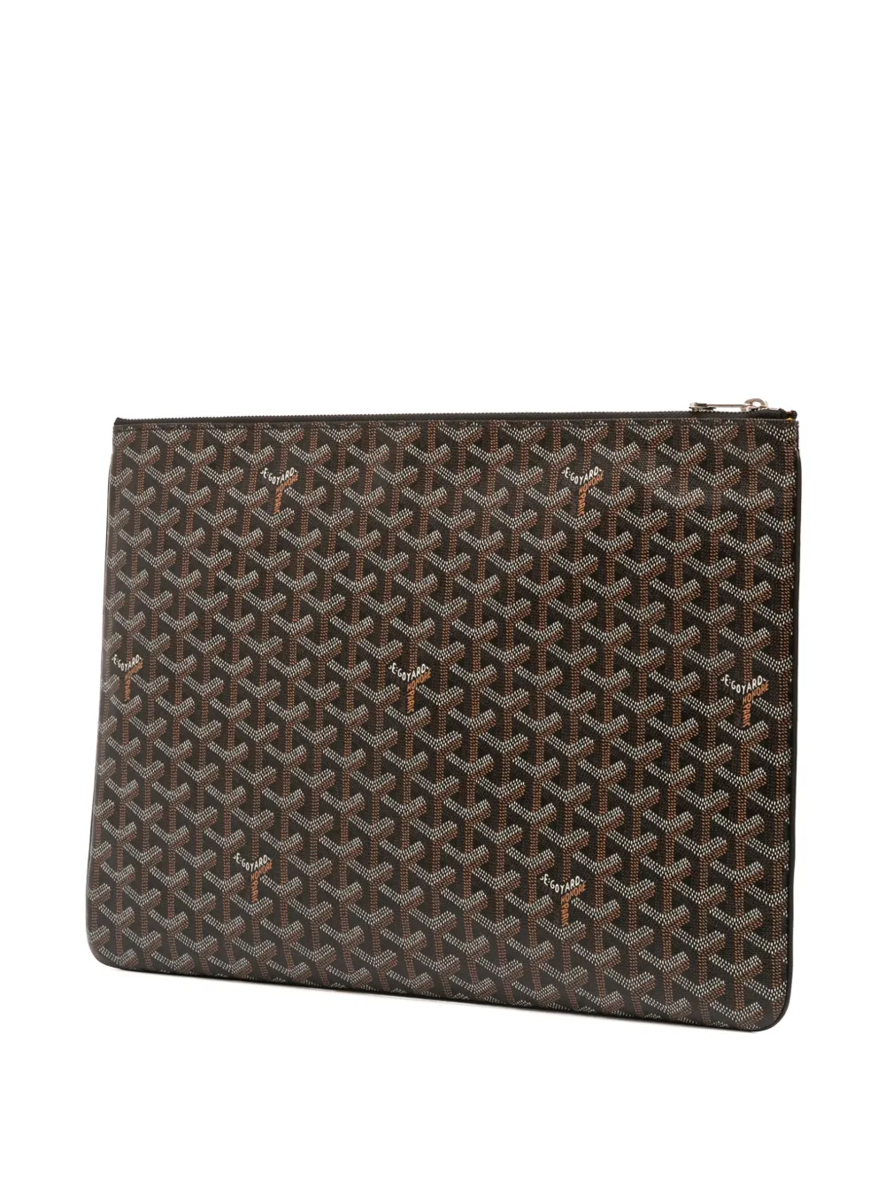 Pre-owned Goyard 2016 Ine Senat Gm Clutch Bag In Black