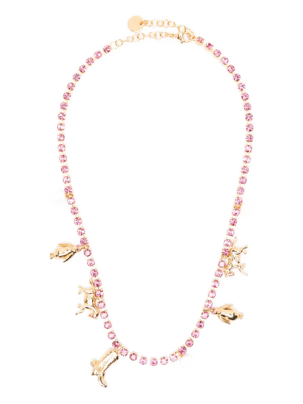 Marni Charms Cowboy Necklace - Oro