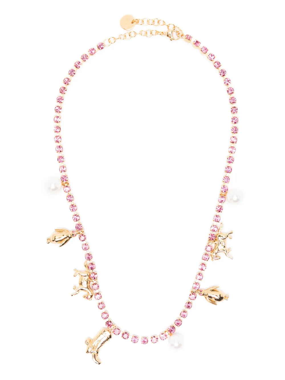 Marni Charms Cowboy Necklace - Oro