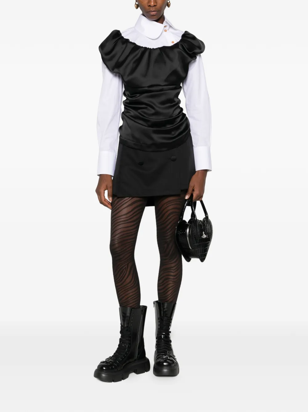 Vivienne Westwood Gedrapeerde top Zwart