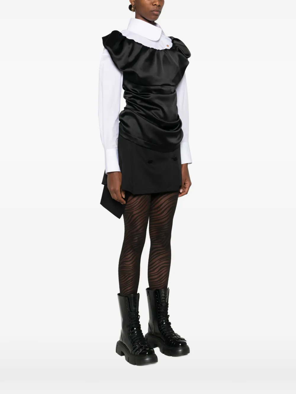 Vivienne Westwood Gedrapeerde top Zwart
