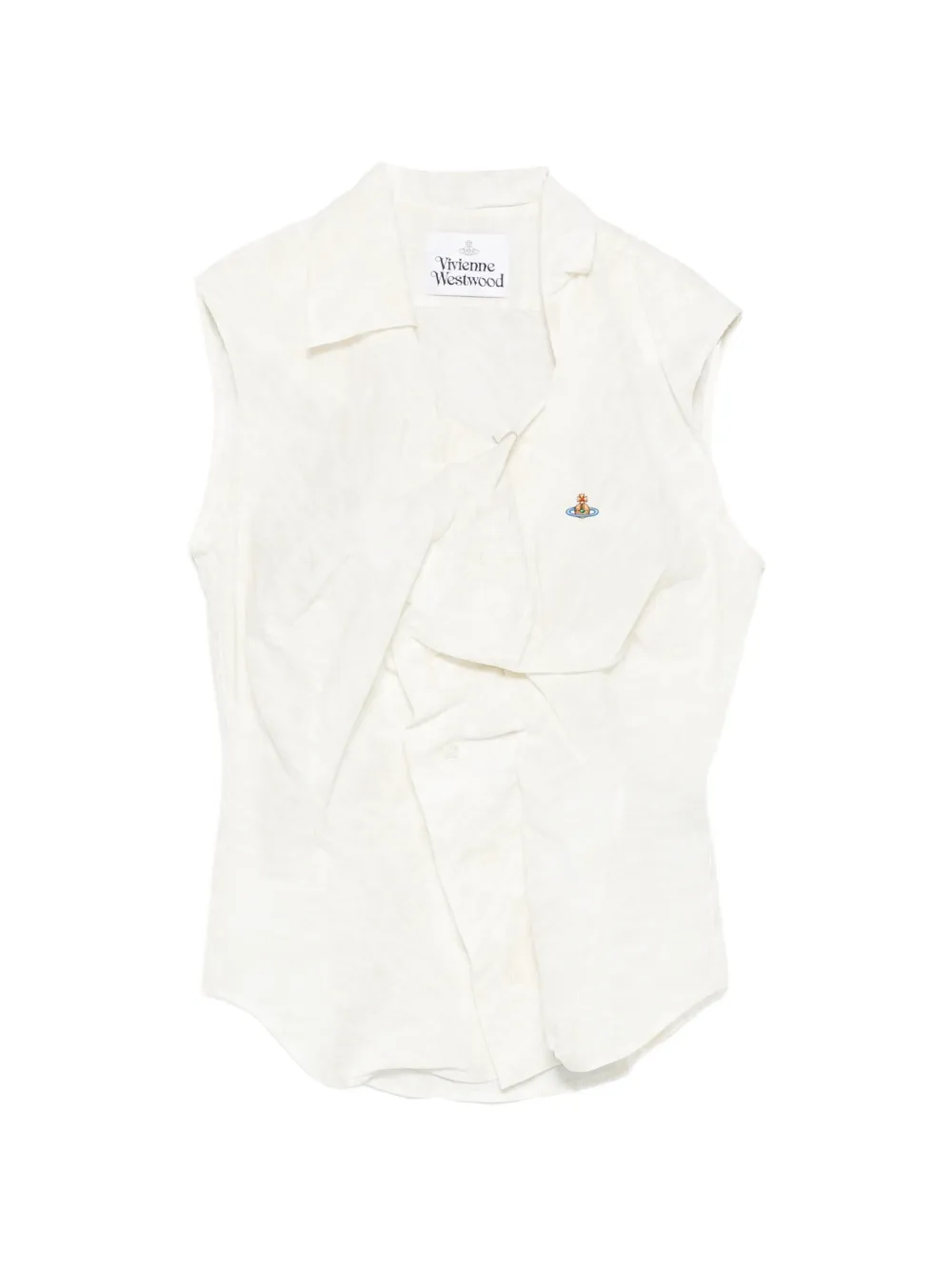 Vivienne Westwood signature Orb logo shirt - Nude