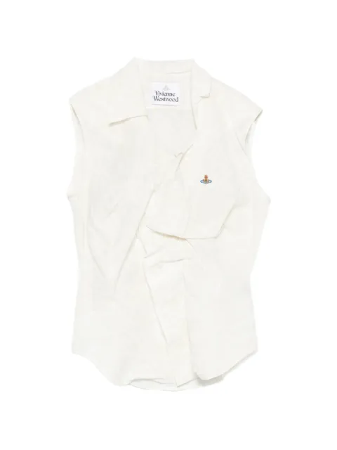 Vivienne Westwood Drunken 经典土星logo衬衫