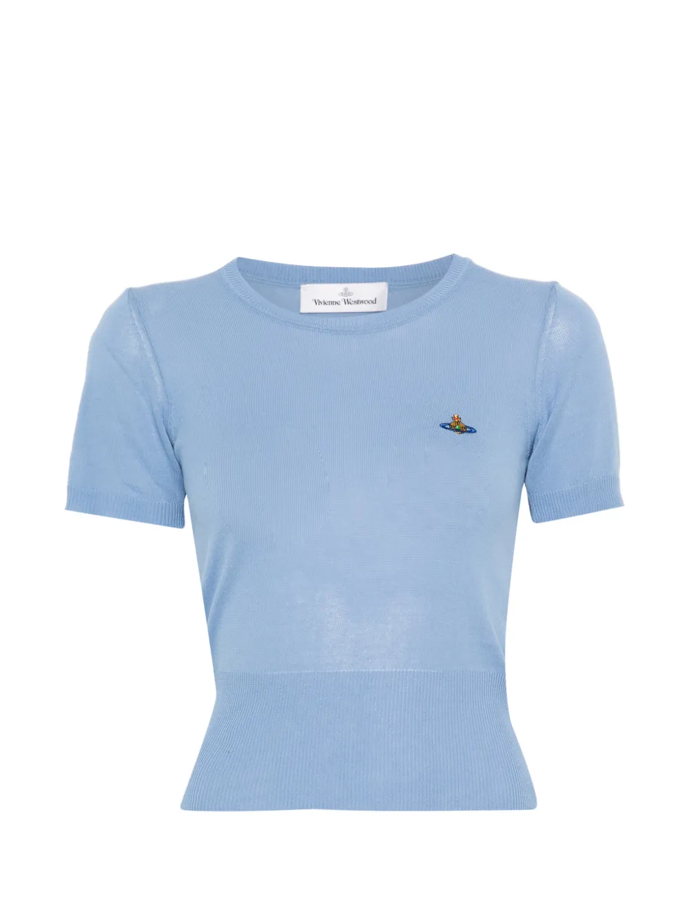 Vivienne Westwood Bea logo-detail T-shirt - Blau