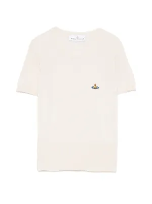 Vivienne Westwood Peru orb-motif Crop Top | White | FARFETCH RO