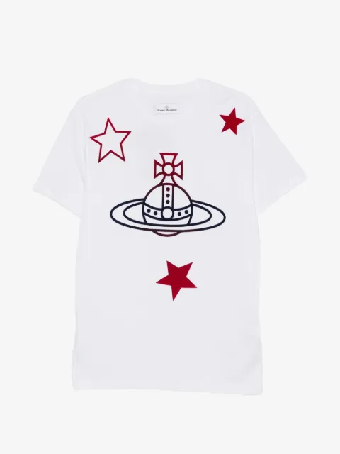 Vivienne Westwood playera Orb and Stars Classic de algodón