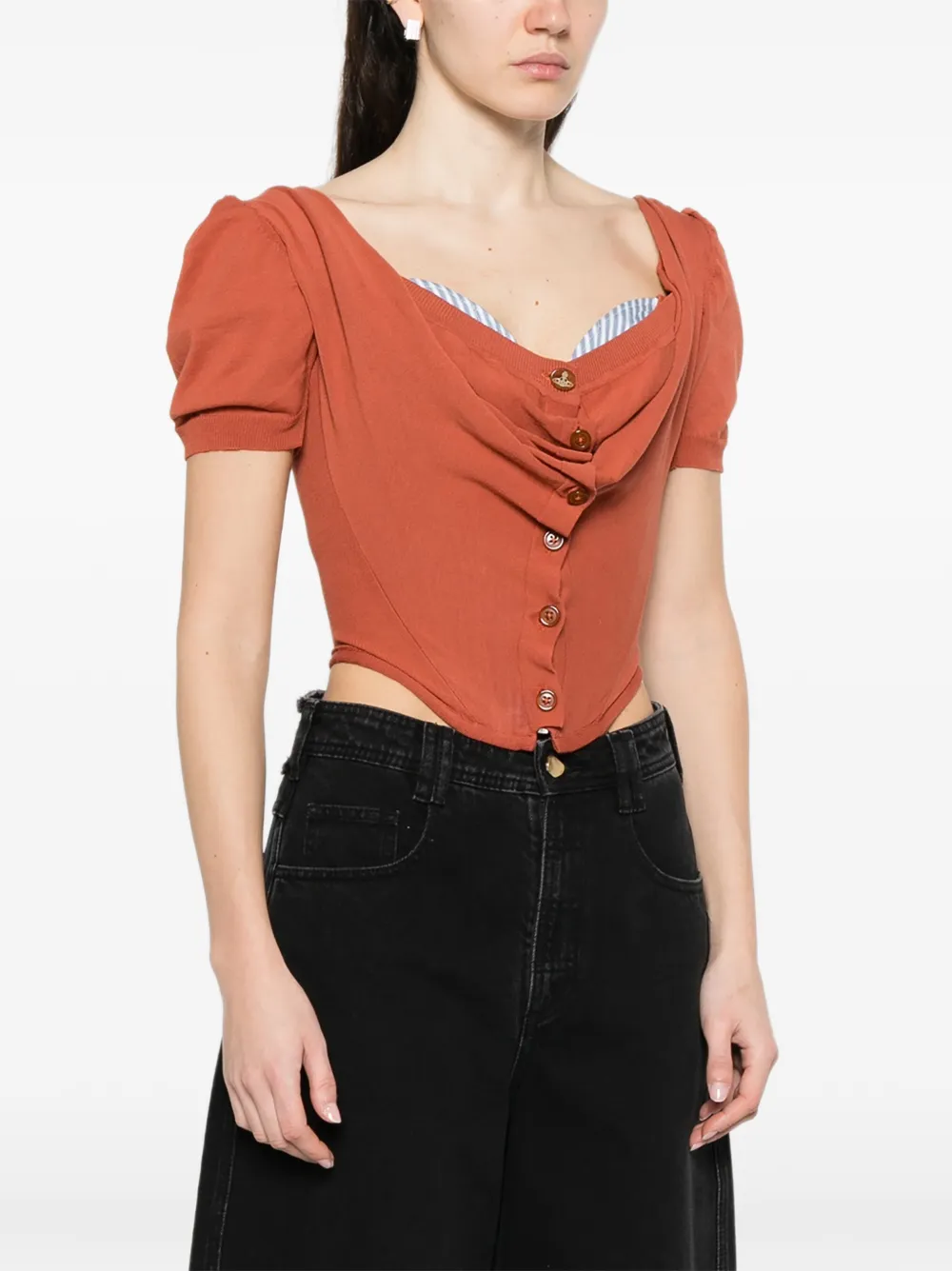 short-sleeve blouse