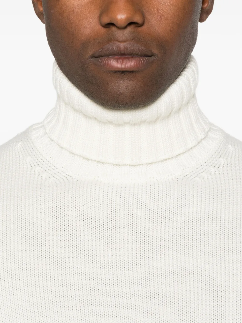 Filippo De Laurentiis Roll-neck Sweater In White