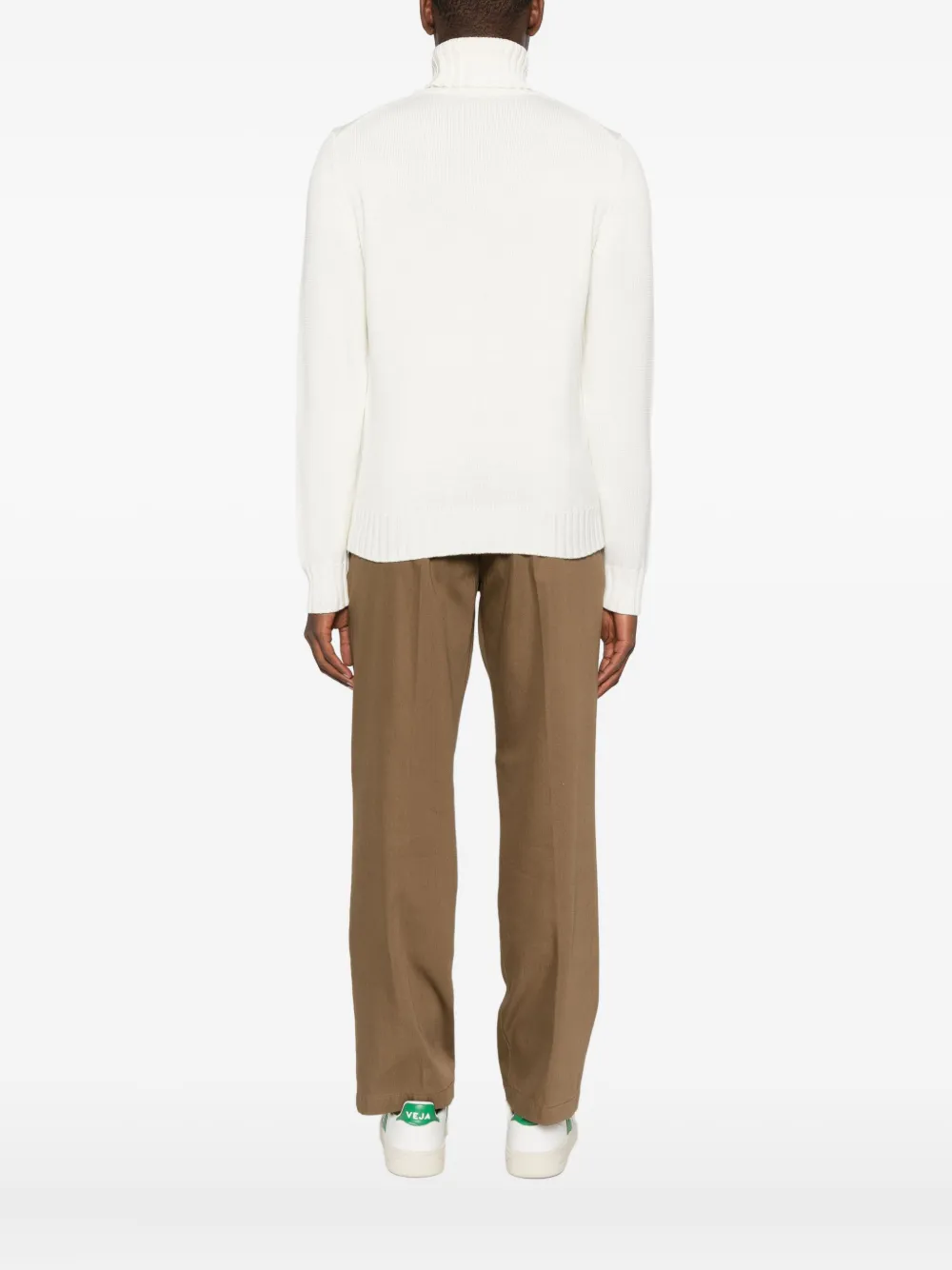 Filippo De Laurentiis Roll-neck Sweater In White
