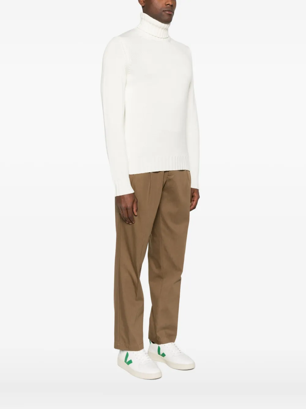 Filippo De Laurentiis Roll-neck Sweater In White