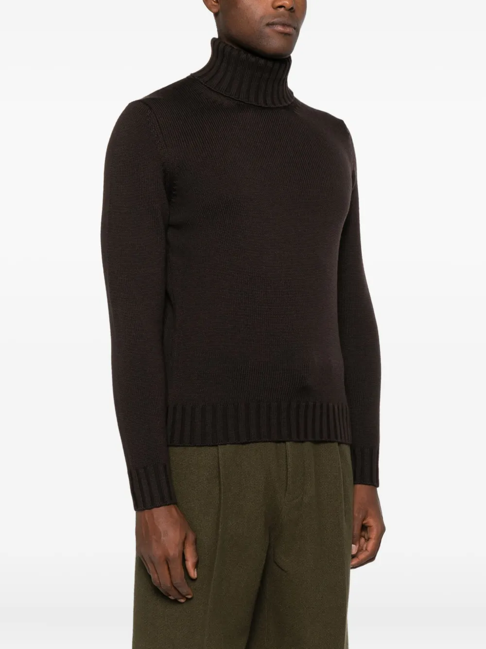 Filippo De Laurentiis Roll-neck Sweater In Black