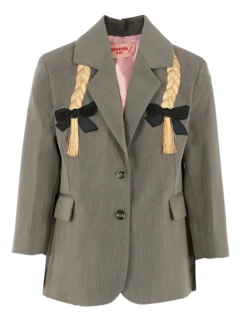 Vivetta braids bow jacket
